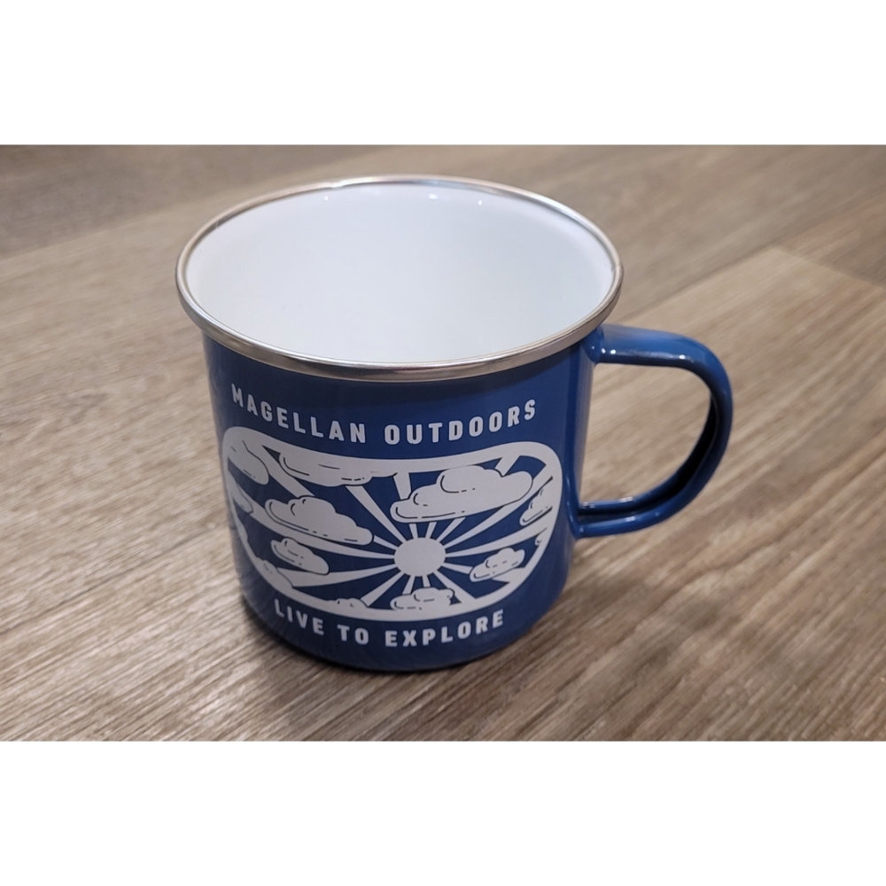 ✨ FREE ✨ New Metal-esque Blue Outdoorsy Mug